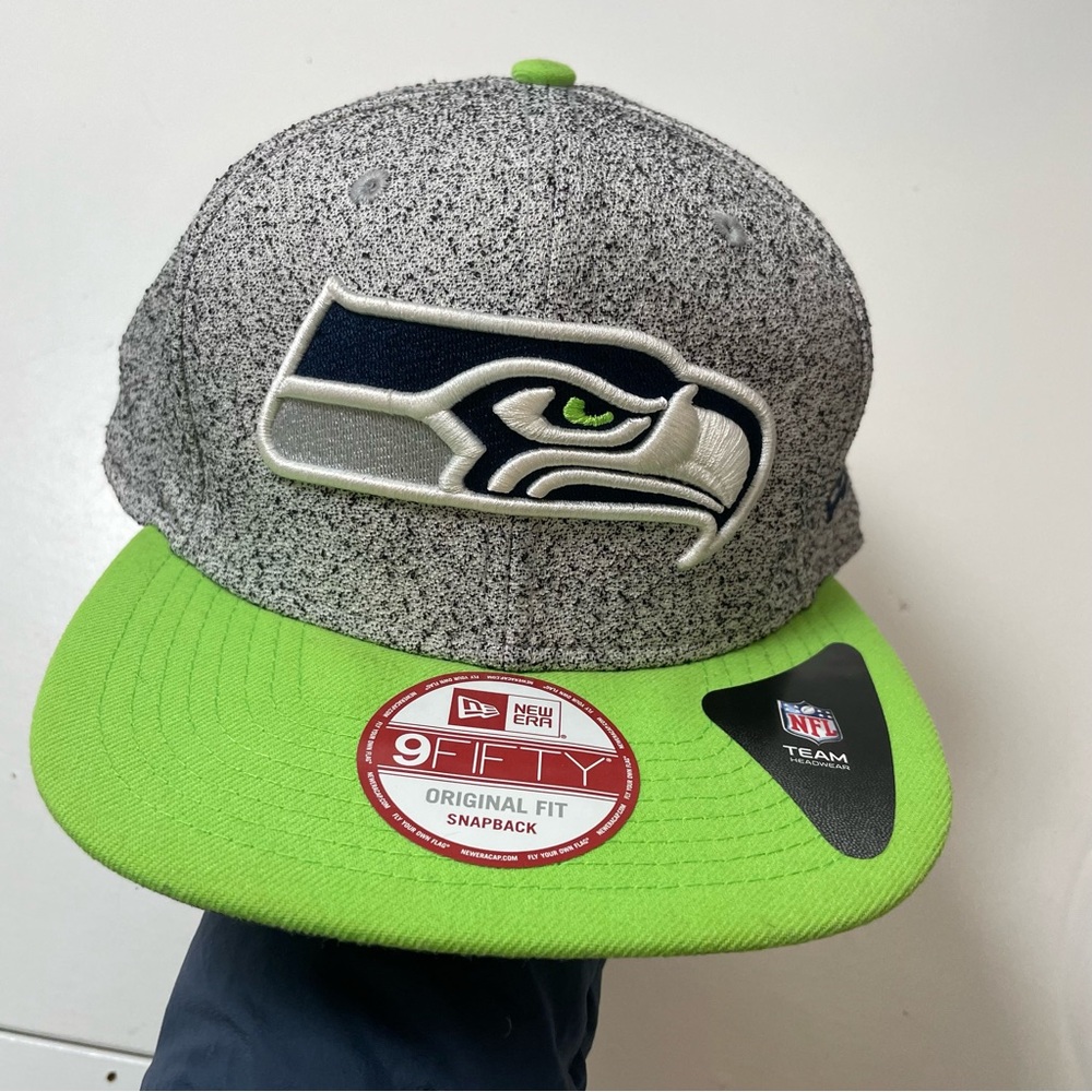 Seattle Seahawks Cap New Era 9FIFTY Snapback Hat one size fit all